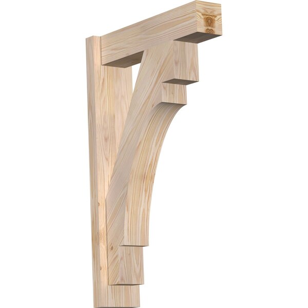 Ekena Millwork Merced Block Smooth Outlooker, Douglas Fir, 5 1/2"W x 20"D x 32"H OUT06X20X32MRC05SDF - main